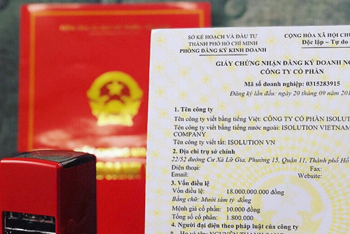 đăng ký giấy phép kinh doanh