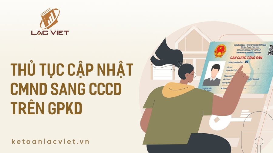 Thủ tục thay đổi CCCD trên Giấy phép đăng ký kinh doanh