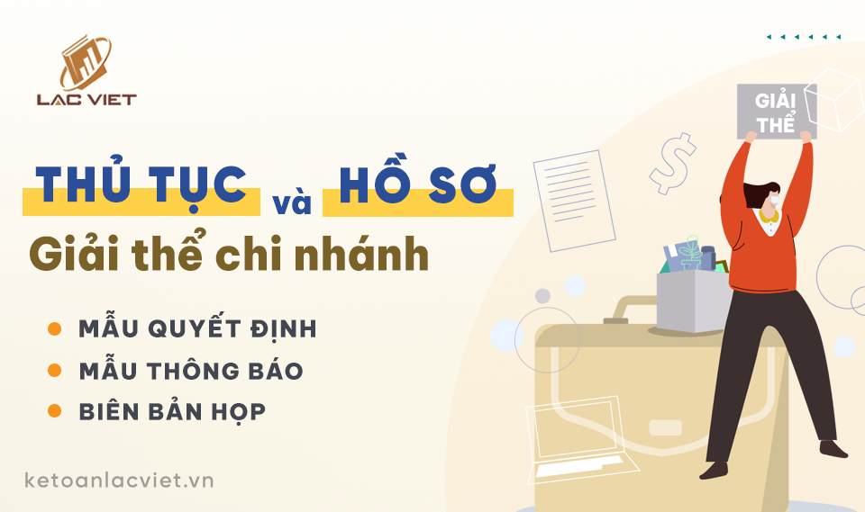 thủ tục giải thể chi nhánh
