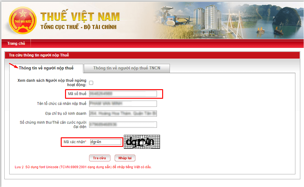tra cứu đăng ký kinh doanh hộ cá thể 05