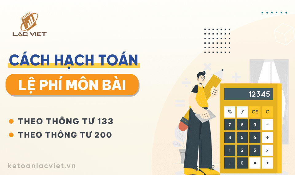 cách hạch toán lệ phí môn bài