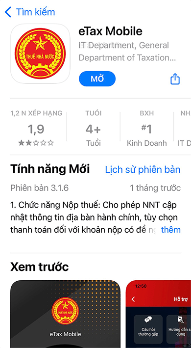 tải ứng dụng etax