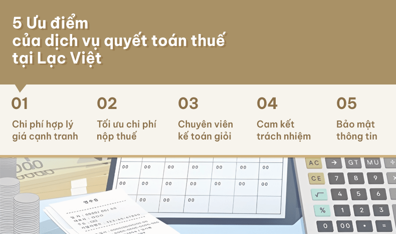 5 ưu điểm của dịch vụ quyết toán thuế