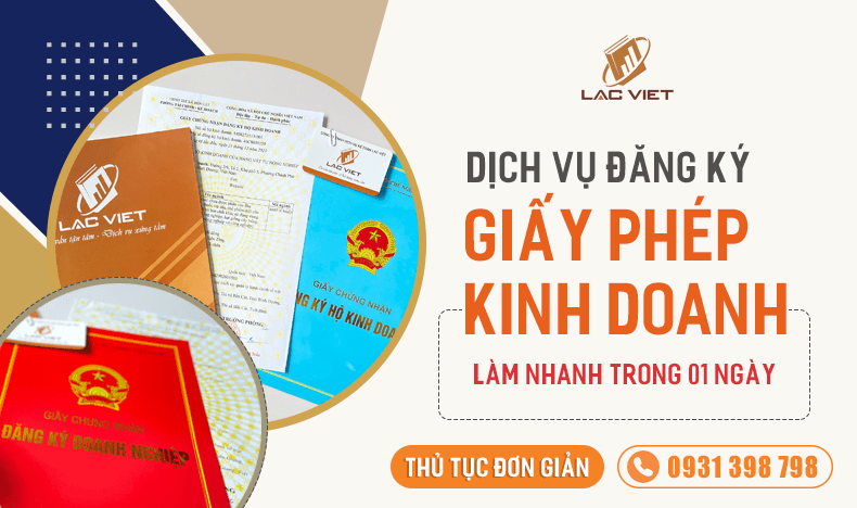 dịch vụ làm giấy phép kinh doanh