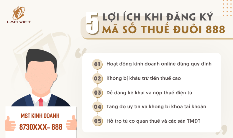 lợi ích khi đăng ký mst đuôi 888