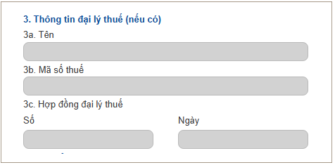 thông tin đại lý thuế
