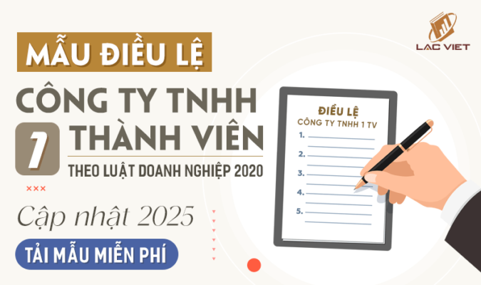 mẫu điều lệ công ty tnhh 1 thành viên