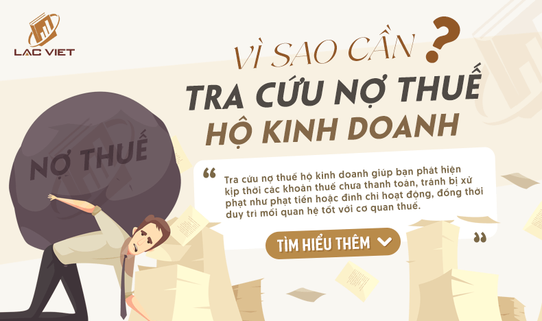 vì sao cần tra cứu nợ thuế hộ kinh doanh
