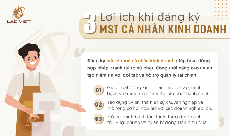 lợi ích khi đăng ký mst cá nhân kinh doanh
