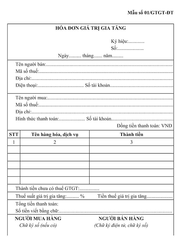 mẫu hóa đơn hộ kinh doanh